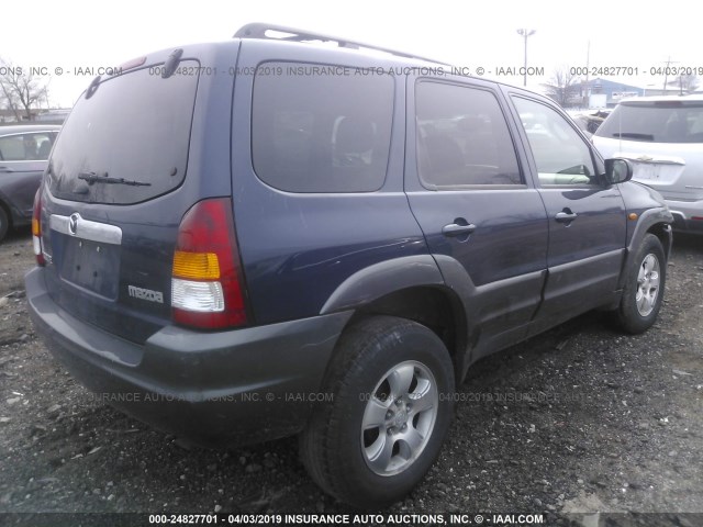 4F2CZ96104KM22433 - 2004 MAZDA TRIBUTE ES 蓝色 照片 4