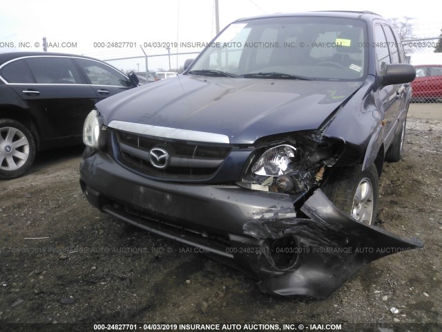 4F2CZ96104KM22433 - 2004 MAZDA TRIBUTE ES 蓝色 照片 6