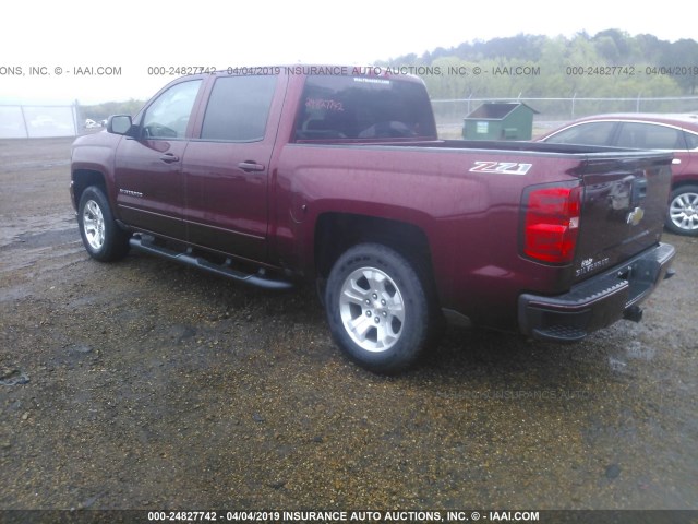 3GCUKREC1HG339781 - 2017 CHEVROLET SILVERADO K1500 LT MAROON photo 3