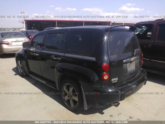 3GNDA33PX7S572115 - 2007 CHEVROLET HHR LT BLACK photo 3