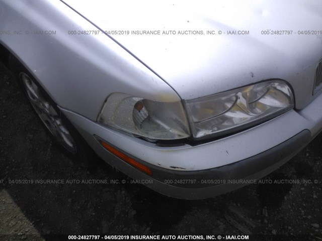 YV1VS29552F833197 - 2002 VOLVO S40 1.9T SILVER photo 6