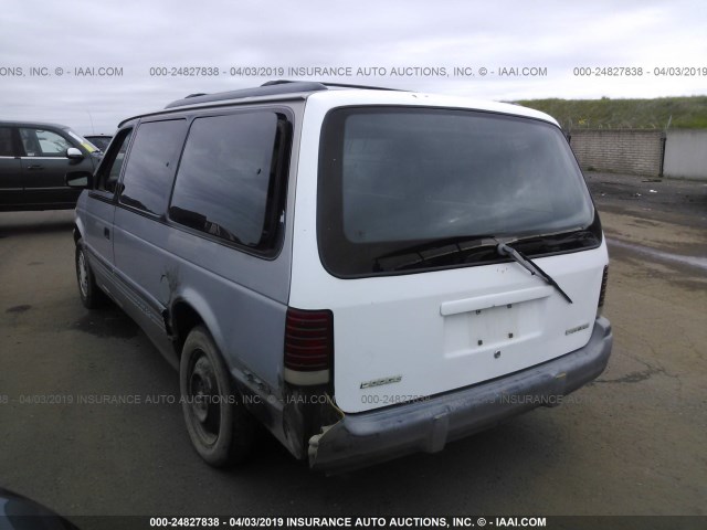 1B4GH54R9PX509130 - 1993 DODGE GRAND CARAVAN LE/ES GRAY photo 3