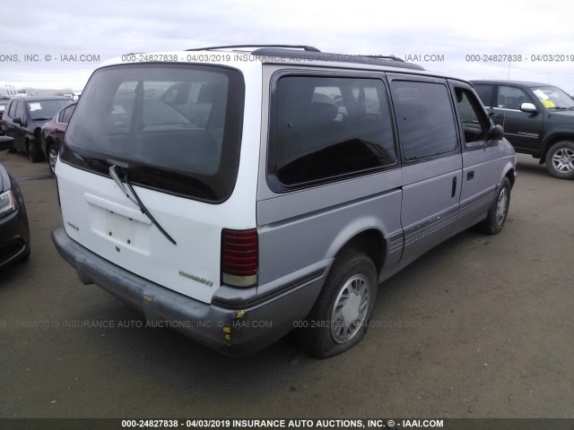 1B4GH54R9PX509130 - 1993 DODGE GRAND CARAVAN LE/ES GRAY photo 4