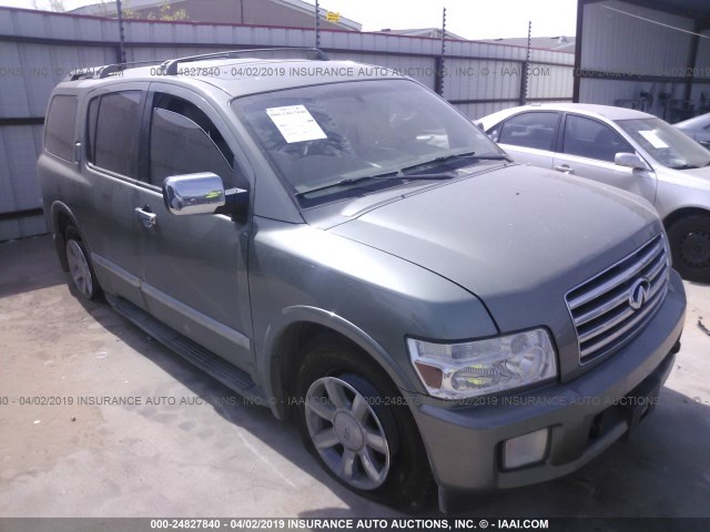 5N3AA08A85N800105 - 2005 INFINITI QX56 GRAY photo 1