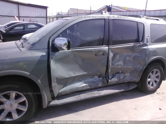 5N3AA08A85N800105 - 2005 INFINITI QX56 GRAY photo 6