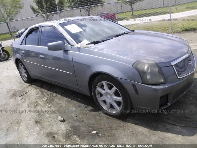 1G6DP567X50119215 - 2005 CADILLAC CTS HI FEATURE V6 GRAY photo 1