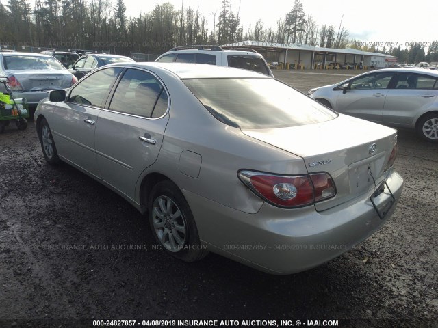 JTHBF30G720049736 - 2002 LEXUS ES 300 TAN photo 3