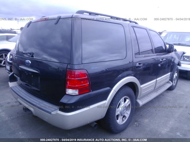 1FMPU17515LA38977 - 2005 FORD EXPEDITION EDDIE BAUER BLACK photo 4