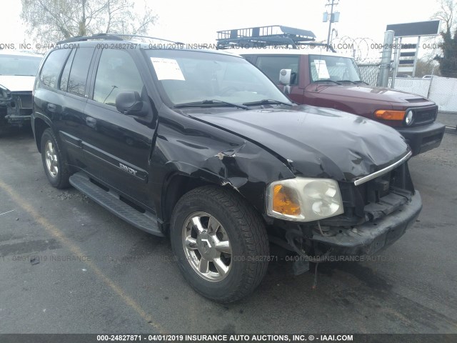 1GKDT13S022440873 - 2002 GMC ENVOY BLACK photo 1