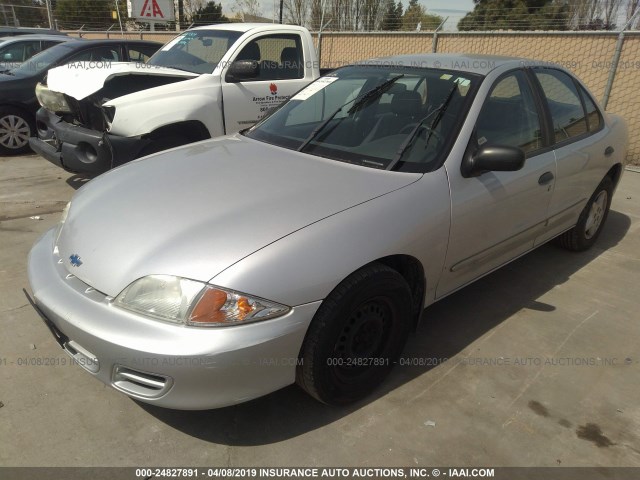 1G1JC524827415224 - 2002 CHEVROLET CAVALIER CNG SILVER photo 2