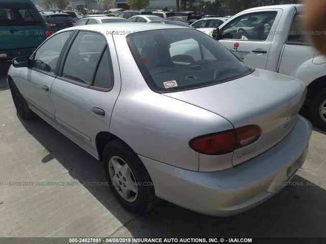 1G1JC524827415224 - 2002 CHEVROLET CAVALIER CNG SILVER photo 3