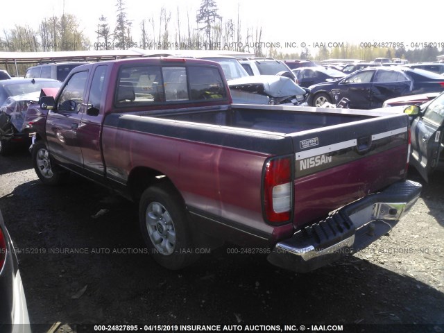 1N6DD26S9WC334218 - 1998 NISSAN FRONTIER KING CAB XE/KING CAB SE RED photo 3