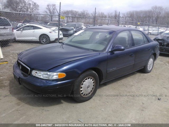 2G4WY55J621209683 - 2002 BUICK CENTURY LIMITED Dark Blue photo 2