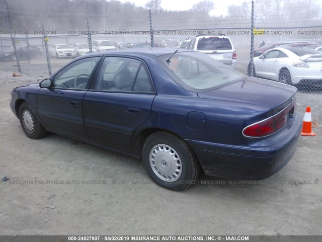 2G4WY55J621209683 - 2002 BUICK CENTURY LIMITED Dark Blue photo 3