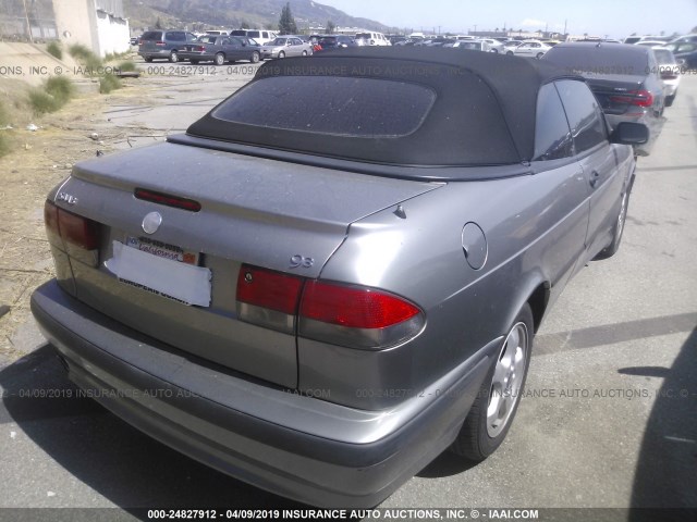 YS3DF78K817002692 - 2001 SAAB 9-3 SE GRAY photo 4