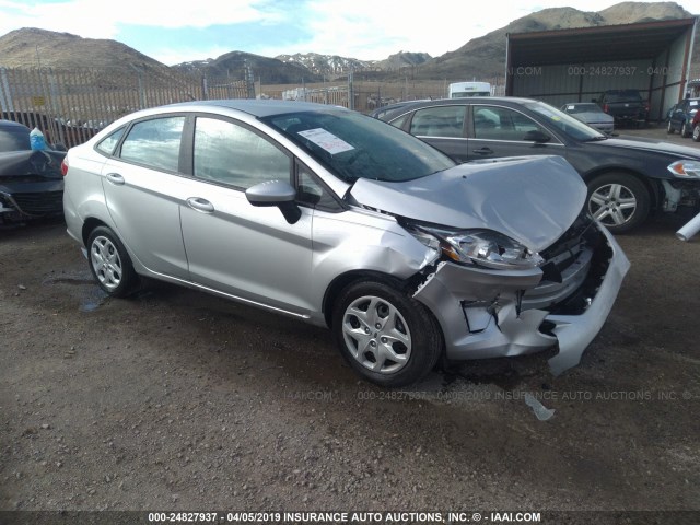 3FADP4AJ2DM205761 - 2013 FORD FIESTA S SILVER photo 1