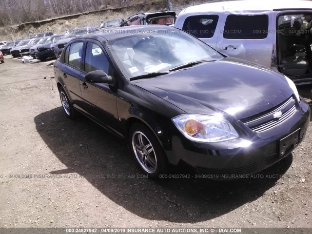 1G1AL58F167632371 - 2006 CHEVROLET COBALT LT BLACK photo 1