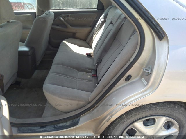 4T1BG22K01U025369 - 2001 TOYOTA CAMRY CE/LE/XLE 灰色 照片 8