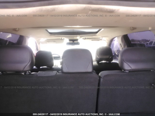 2LMDU68C77BJ10057 - 2007 LINCOLN MKX BLACK photo 8