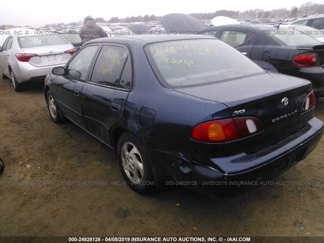 1NXBR12E62Z646146 - 2002 TOYOTA COROLLA CE/LE/S BLUE photo 3