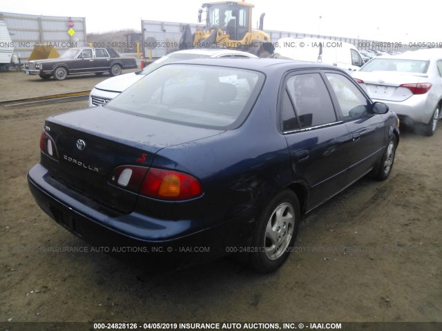 1NXBR12E62Z646146 - 2002 TOYOTA COROLLA CE/LE/S BLUE photo 4