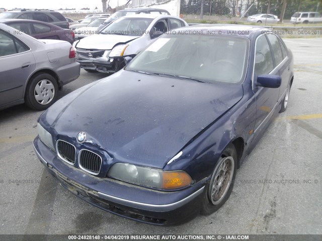 WBADD6326WBW35319 - 1998 BMW 528 I AUTOMATIC BLUE photo 2