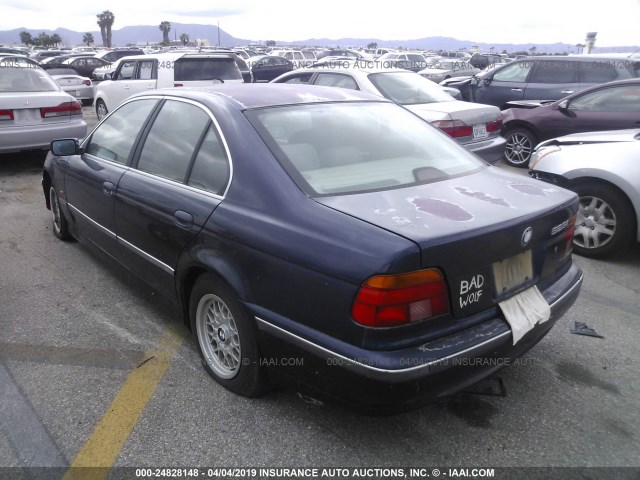 WBADD6326WBW35319 - 1998 BMW 528 I AUTOMATIC BLUE photo 3