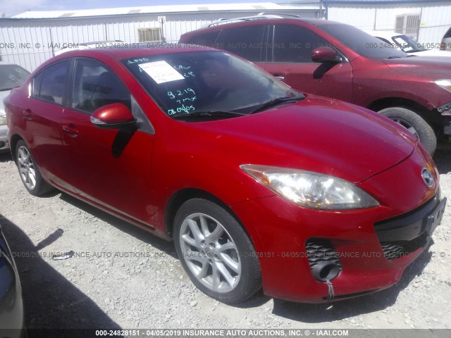 JM1BL1W55C1678606 - 2012 MAZDA 3 S RED photo 1