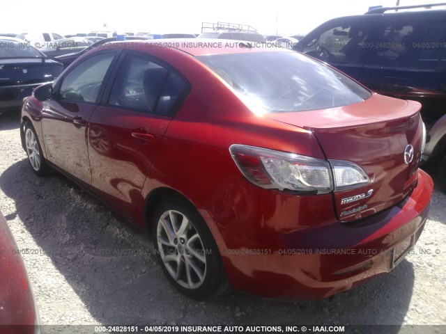 JM1BL1W55C1678606 - 2012 MAZDA 3 S RED photo 3