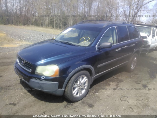 YV1CZ91H631014442 - 2003 VOLVO XC90 T6 BLUE photo 2