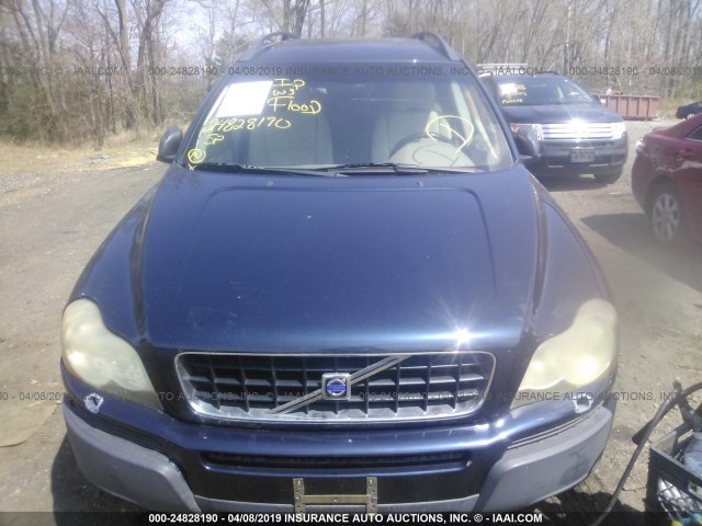 YV1CZ91H631014442 - 2003 VOLVO XC90 T6 BLUE photo 6