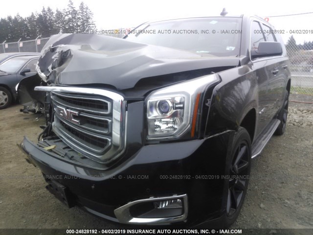 1GKS2AKCXGR256611 - 2016 GMC YUKON SLE BLACK photo 2