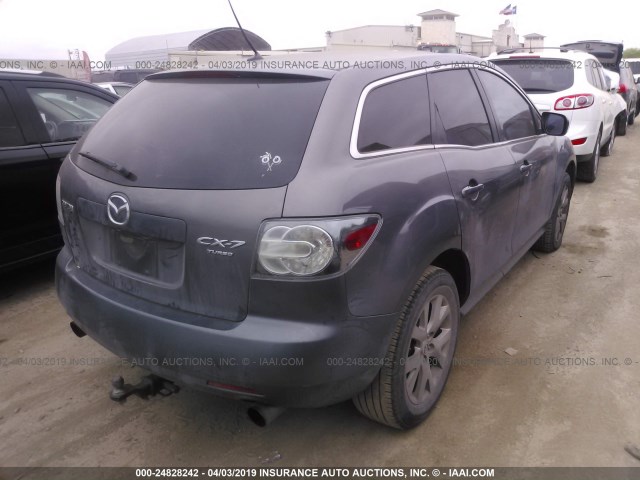 JM3ER29L790235245 - 2009 MAZDA CX-7 GRAY photo 4