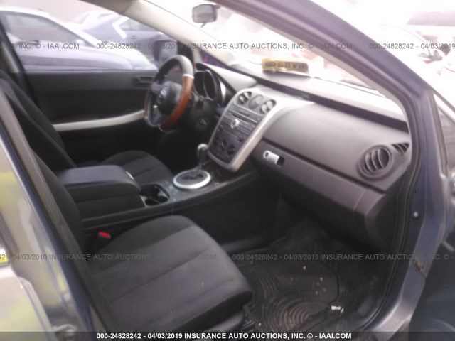 JM3ER29L790235245 - 2009 MAZDA CX-7 GRAY photo 5