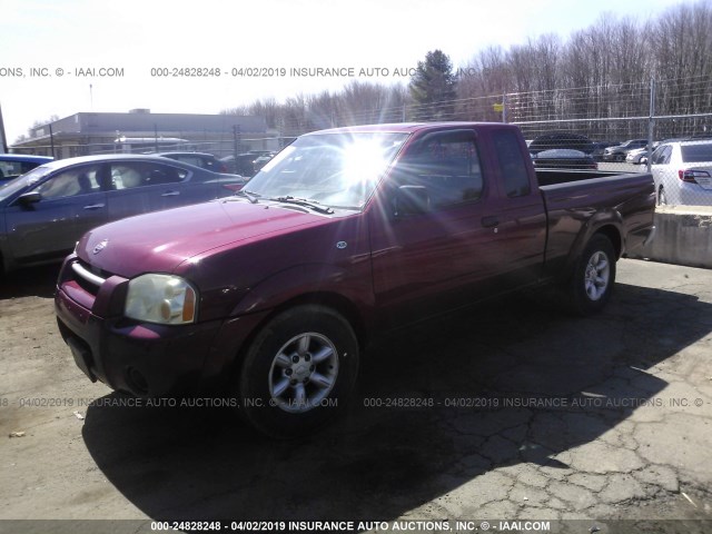1N6DD26T83C436856 - 2003 NISSAN FRONTIER KING CAB XE RED photo 2