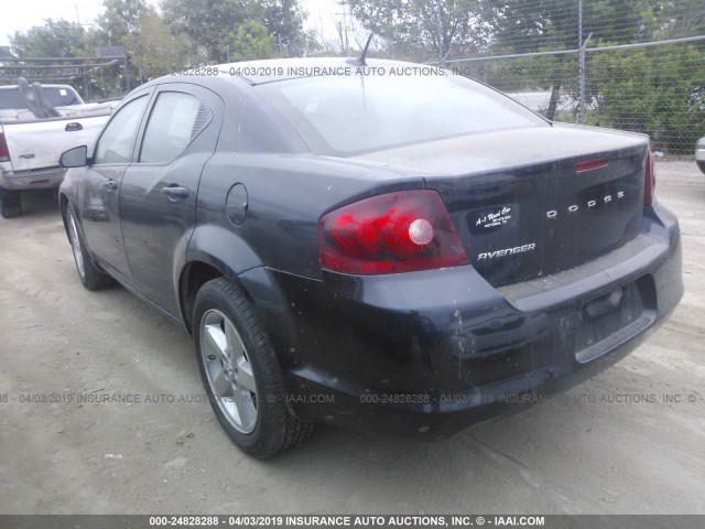 1B3BD4FBXBN516838 - 2011 DODGE AVENGER EXPRESS 蓝色 照片 3