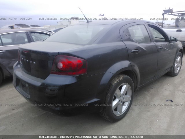 1B3BD4FBXBN516838 - 2011 DODGE AVENGER EXPRESS 蓝色 照片 4