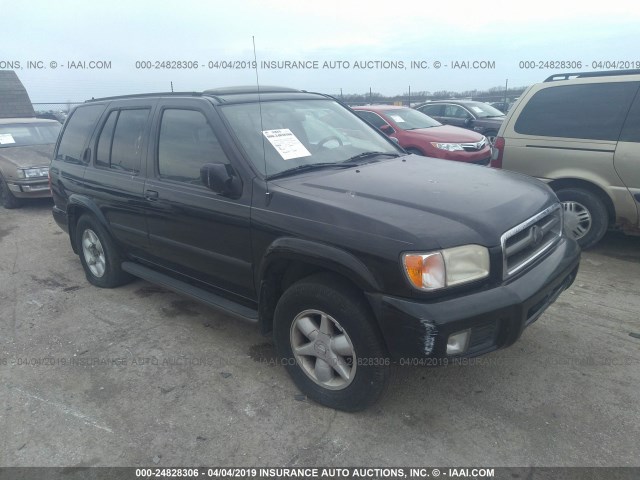 JN8DR07Y01W523850 - 2001 NISSAN PATHFINDER LE/SE/XE BLACK photo 1