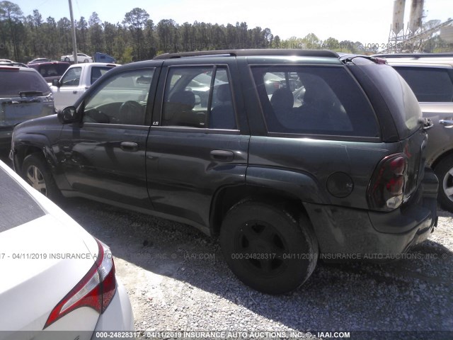 1GNDS13S042226815 - 2004 CHEVROLET TRAILBLAZER LS/LT GREEN photo 3