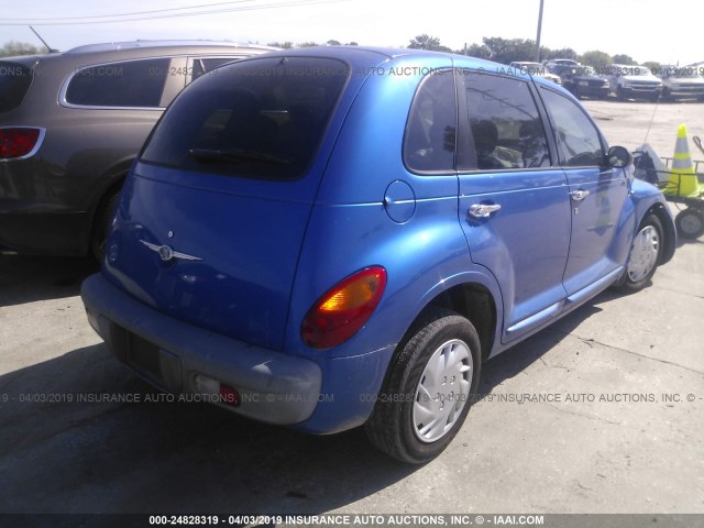 3C4FY48B83T617704 - 2003 CHRYSLER PT CRUISER CLASSIC BLUE photo 4