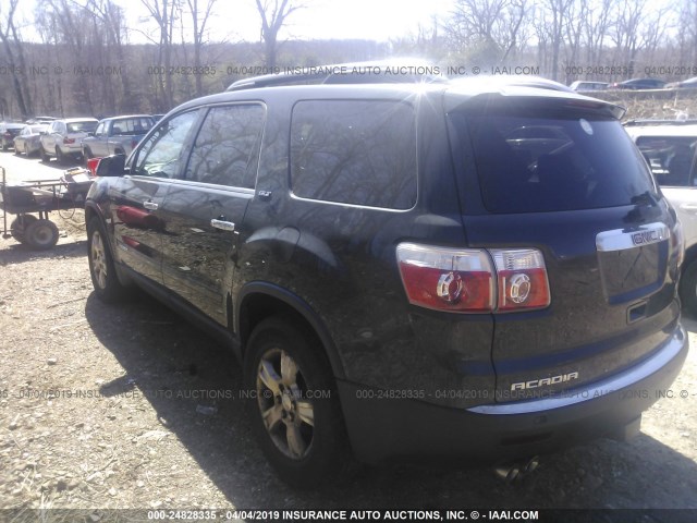 1GKEV33777J141433 - 2007 GMC ACADIA SLT-2 BLACK photo 3