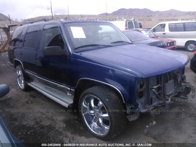 1GKEK13R0TJ726427 - 1996 GMC YUKON BLUE photo 1