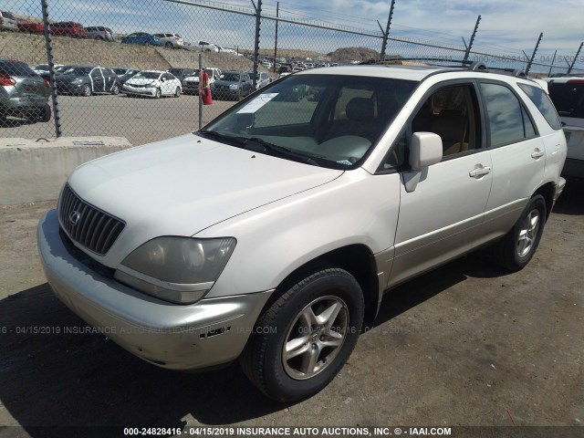 JT6HF10U1Y0135162 - 2000 LEXUS RX 300 WHITE photo 2