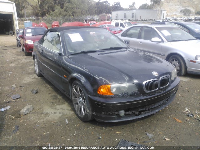 WBABS33461JY40229 - 2001 BMW 325 CI BLACK photo 1