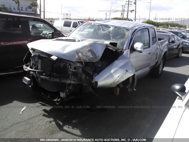 3TMLU4EN8EM134952 - 2014 TOYOTA TACOMA DOUBLE CAB 灰色 照片 2