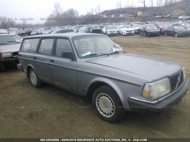 YV1AW8804N1934518 - 1992 VOLVO 240 SILVER photo 1