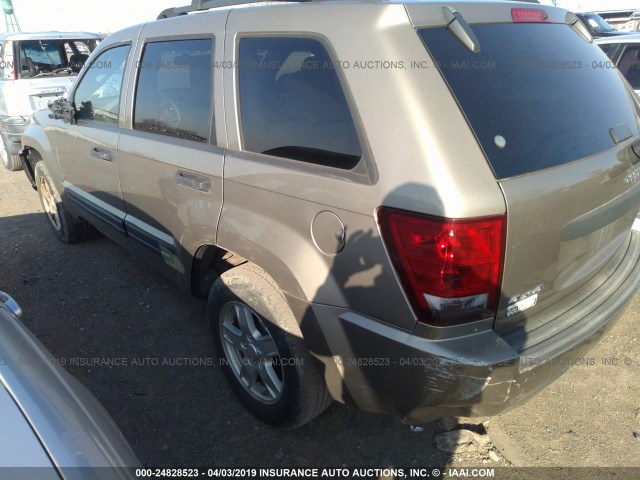 1J4GR48K75C539037 - 2005 JEEP GRAND CHEROKEE LAREDO/COLUMBIA/FREEDOM 金色 照片 3