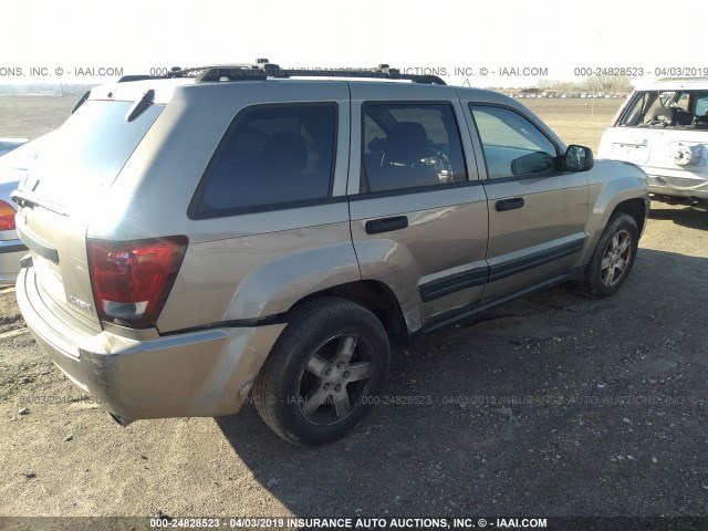1J4GR48K75C539037 - 2005 JEEP GRAND CHEROKEE LAREDO/COLUMBIA/FREEDOM 金色 照片 4