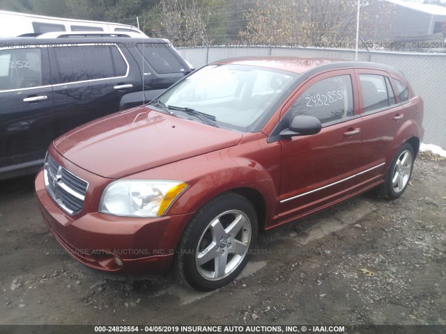 1B3HE78K77D289031 - 2007 DODGE CALIBER R/T ORANGE photo 2