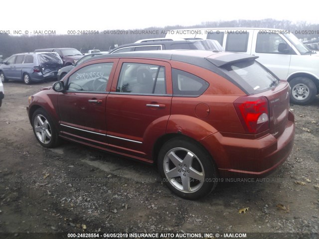 1B3HE78K77D289031 - 2007 DODGE CALIBER R/T ORANGE photo 3